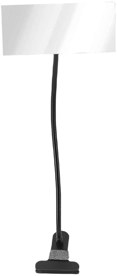 Verstelbare Convex Beveiligingsspiegel met 360 Graden Metalen Stand en Stevige Klem voor Bureau en PC Achteruitzicht
