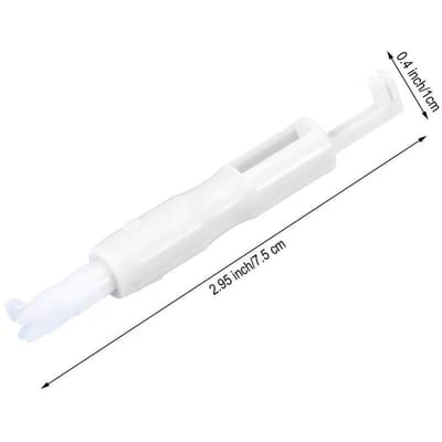 Enfile-aiguille pour machine à coudre, outil d'insertion de point, enfile-aiguille automatique, outil d'enfilage rapide pour accessoires de couture DIY blanc