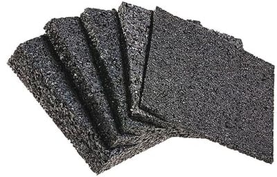 Terraspads 10 mm voor onderconstructies - Set van 100 rubberen steunpads