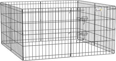Atlasyx hondenbench - Bench - Puppyren - Hondenren - Hondenhek - Bench hond - Hondenhoekjes - Opvouwbaar - 61 x 61 cm per paneel