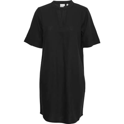 ICHI Jurk Lino Black - Maat 34