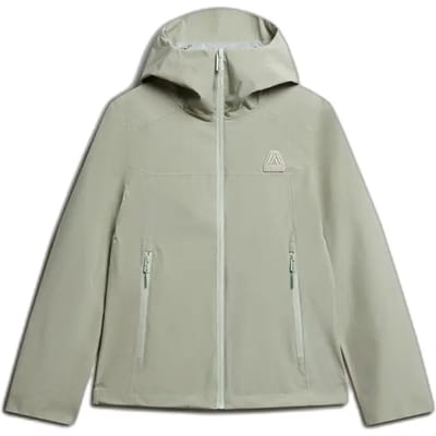 Superdry Waterdichte Jas Green Grootte: 38