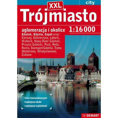 Driestad XXL. Gdańsk, Gdynia, Sopot. Atlas van de Agglomeratie en Omgeving. Demart