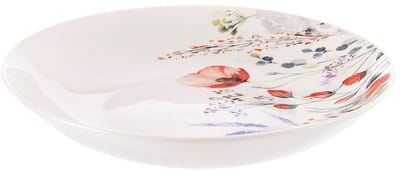 Orion Maki Serie - Diepe Porseleinen Borden - 20,5 cm - 600 ml - Bloemenmotief