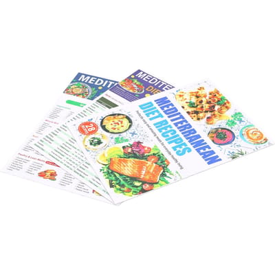 9 PIÈCES Liste de repas méditerranéens Plan de repas méditerranéen facile Recettes Guide des aliments sains pour débutants gray
