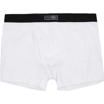 Slip Boxeur Maison Margiela Homme Mm6 Logo Numéroté MJLD50020 101 (L) black