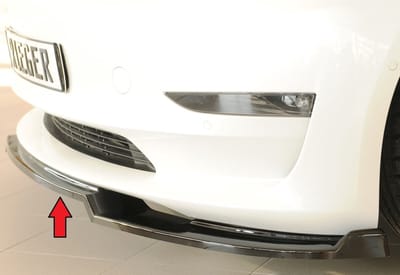 RIEGER - TESLA MODEL 3 - PERFORMANCE FRONT LIP - FRONTLIP