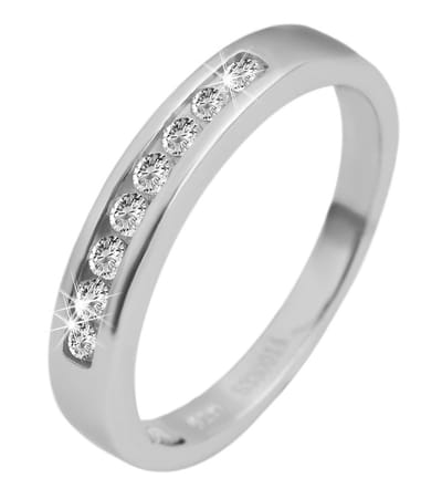 AKZENT Akzent damesring "Ylvie" van 925 Sterlingzilver, gerhodineerd, duurzaam