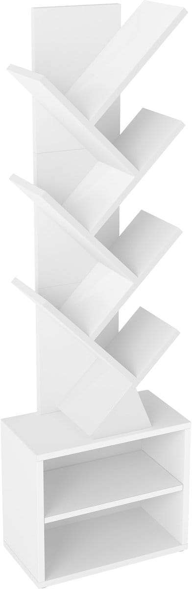 VASAGLE - Boekenkast - Moderne Opbergkast - Vrijstaande Boekenkast - Voor Woonkamer Slaapkamer Kantoor