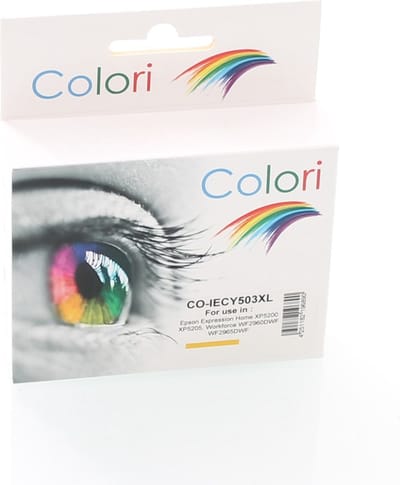 Colori huismerk inkt cartridge geschikt voor Epson 503XL Geel Expression Home XP5200 XP5205 Workforce WF2960DWF WF2965DWF
