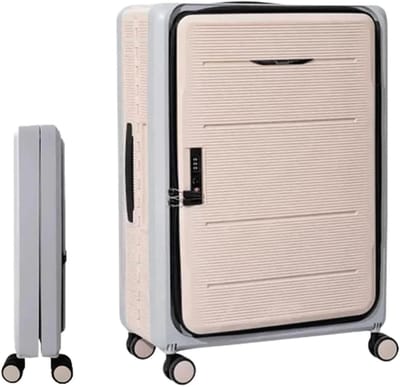 Bagage Koffer - Reiskoffer Trolley - Zakenreizen Reizen - Voorvak Opening - 20 inch - Multicolor