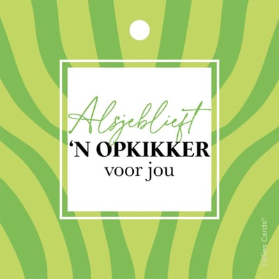 Set 5 kadokaartjes klein – opkikker - beterschap - hart onder de riem - medeleven - motivatie - Wildcards