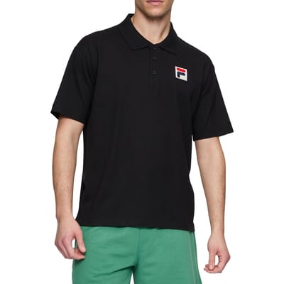 FILA Unisex Burford Loose Polo Black Taglia: XS | Polo Outlet | Unisex | Nero