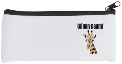 Akyol - giraffe met eigen naam Etui - Giraffe - giraffe liefhebbers - dieren liefhebber - leuk cadeau voor iemand die houdt van giraffen - cadeau - kado - 20 bij 9 cm