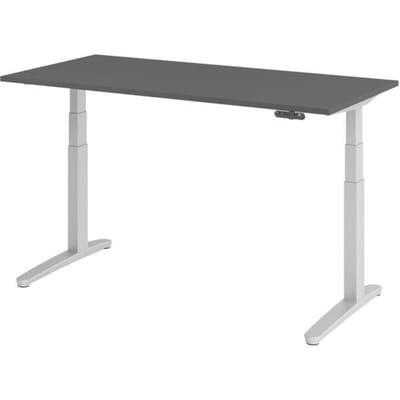 XBHM 16 SS | Bureau - 160 x 80 Tafelhoogte I Elektrisch in hoogte verstelbaar Grafiet