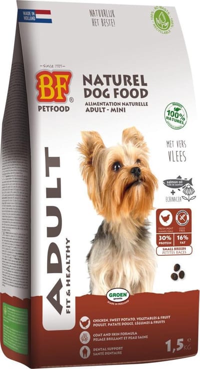 BF Petfood Small Breed Adult - 4 x 1,5 kg - Voordeelverpakking
