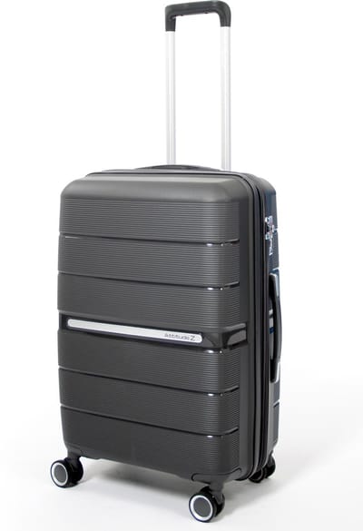Attitudez EliteZ Reiskoffer Medium Grijs 67cm - TSA-slot - Uitbreidbaar