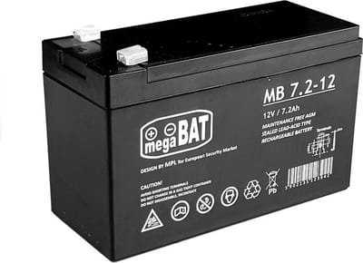 Accu voor Elektrische Kinderauto - 12V 7.2Ah - Zwart