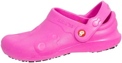Schu'zz Schuzz damesklompen voor beroepsgebruik PRO Femme effen CE 20347 fuchsia / roze