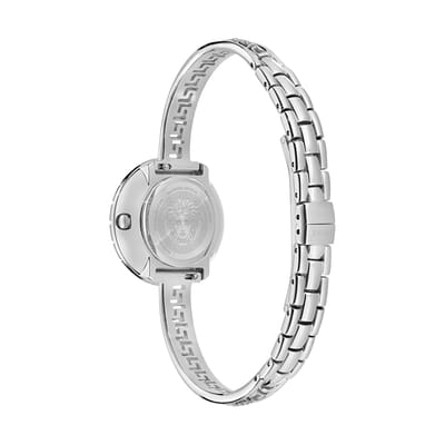 Versace La Greca VE8C00324 Horloge - Staal - Zilverkleurig - Ø 28 mm