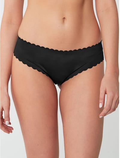 Next - Dames - No VPL slipje met geschulpte rand - Zwart