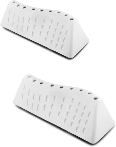 Trommelribben voor wasmachine - Wastrommel lifters - Wassen en spoelen - Premium kwaliteit kunststof - 2 stuks 140 mm - Wit