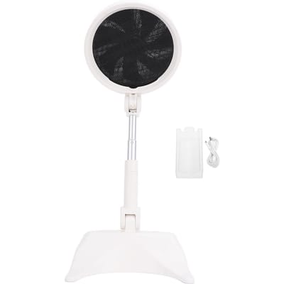 Hotte de cuisinière portable 8W Ventilateur d'extraction de cuisine portable avec 3 vitesses pour barbecue d'intérieur, fondue, alimenté par USB black