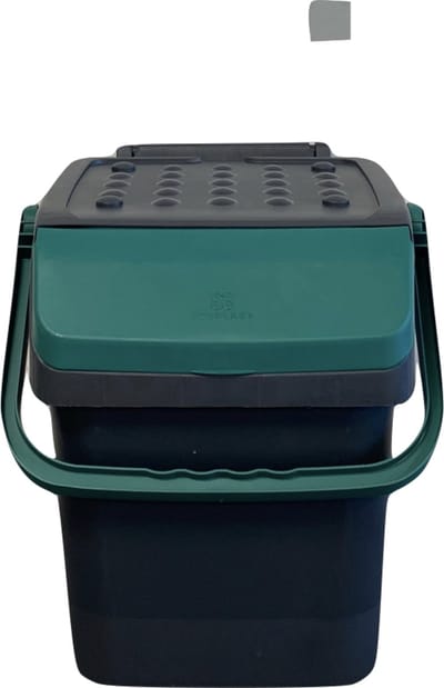 Mari afvalbak 28 liter - afvalemmer - groen - afvalscheiden organisch - GFT - sorteer afvalbak - sorteer bak