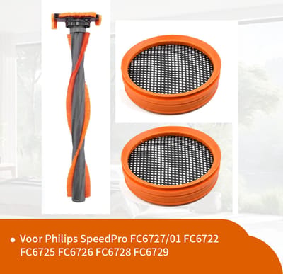 Replacements® onderdelen geschikt voor Philips Speedpro stofzuigers - 3-delig