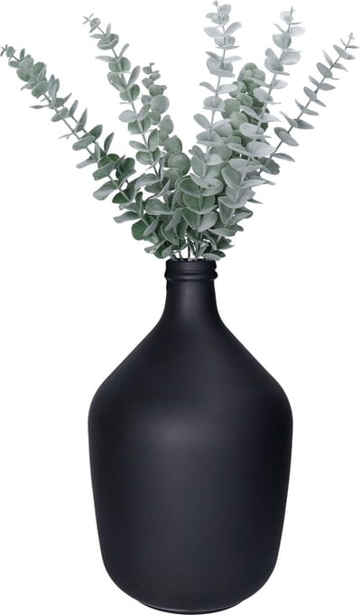 Bellatio Design Kunstplant takken Eucalyptus Cinera - 3x - 60 cm - 3 takken - kunst bladgroen - decoratief - zijdebloemen