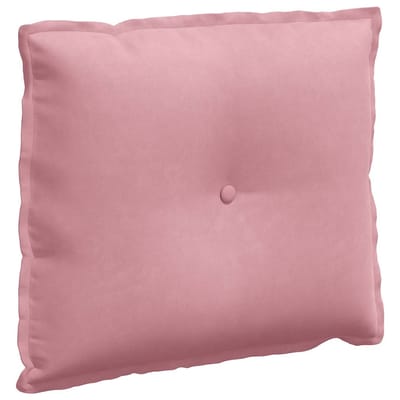 vidaXL - Rugkussen - Roze - 60 - x - 50 - cm - Corduroy - stof