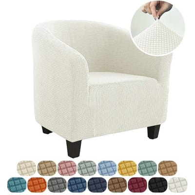 Polar Fleece Fauteuilhoes Stretch Kuipstoel Hoezen Woonkamer Elastische All-inclusive Enkele Bank Beschermhoes Woondecoratie 1pcs