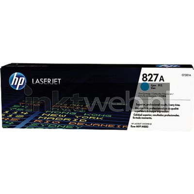 Tonercartridge hp cf301a 827a blauw