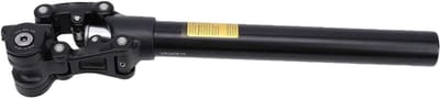 Fietszadelpen - Verende Zadelpen - Comfortabel Fietsen - Schokabsorberend Ontwerp - 30.9 mm Diameter - Zwart