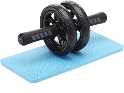 Buikspierwiel - Fitnesswiel AB - Thuis trainen - Stil ontwerp - Niet gespecificeerd - Zwart