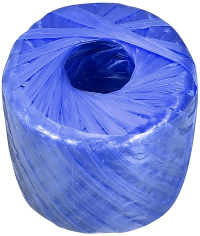 Dailygoods- Touw 200m - Polyester/Nylon - DIY - Boek Gebundelde Verpakking - Lichtgewicht - Blauw - Koord