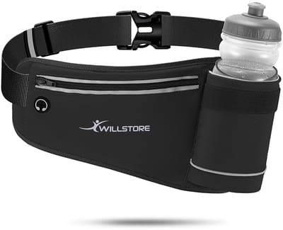 WILLSTORE® - Running Belt – Hardloop Heuptas – Waterdicht – Reflecterend – Sport Heuptasje voor Telefoon & Sleutels