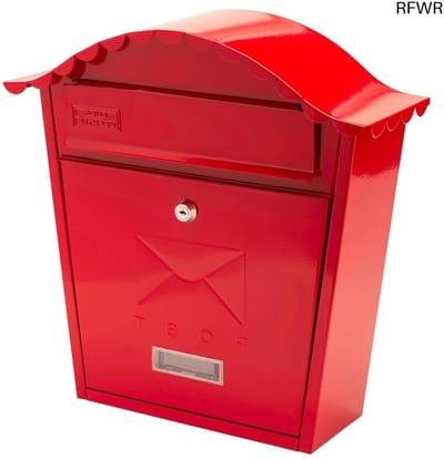 RFWR® Wandmontage Postbus Gegalvaniseerd Staal Weerbestendig - 36x37x13cm