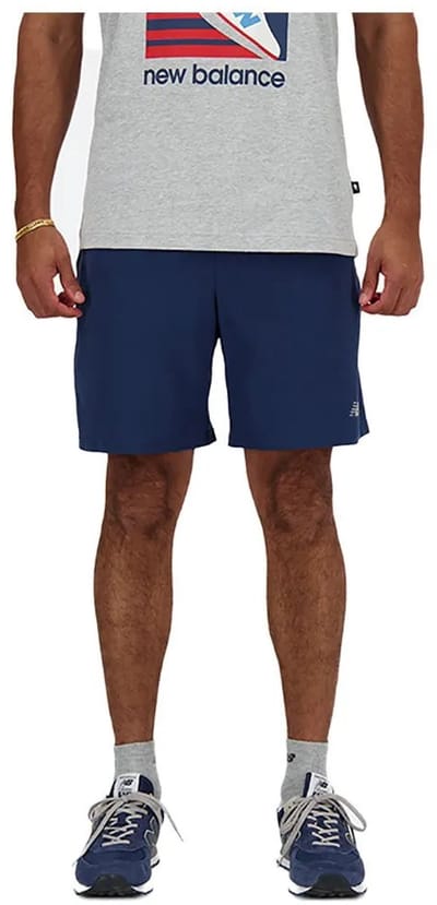 Korte Broek New Balance Shorts ms41232-nny en polyester recyclé