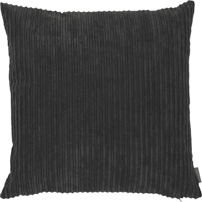 Duke Velvet Rib kussen donkergrijs 45x45cm