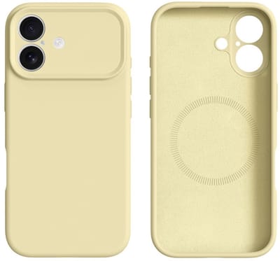 Coverup Hoesje - Geschikt voor iPhone 17 Hoesje - Coverup Colour TPU Back Cover - MagSafe Compatible - Geel