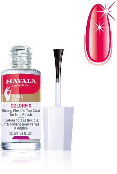 Mavala Colorfix Top Coat 10 ml - Beschermende Hoogglans Nagellak Topcoat - Met Anti-Chip Effect - Sneldrogende Fixing Coat Voor Intense Kleur En Professionele Salon Finish