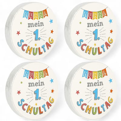 Dailygoods- Washandjes Set van 4 - Magische Handdoeken - 100% Katoen - Ontvouwt in Warm Water - Formaat 30 x 30 cm - Cadeautje voor Kinderen - Handdoek
