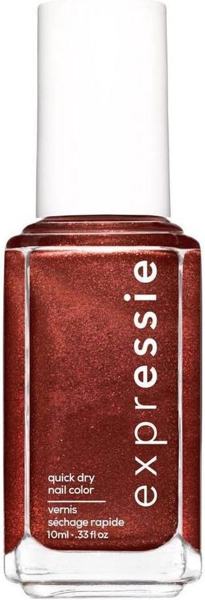 essie - expressie - 270 misfit right in - rood - sneldrogende nagellak - 10ml