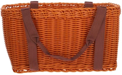 Unyqoos® Grote multifunctionele gevlochten mand voor boodschappen en opslag