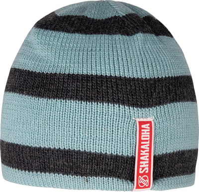 Shakaloha Gebreide Wollen Muts Heren & Dames Beanie Hat van merino wol zonder voering - Baffa Beanie MrnRv BlckPnk Unisex - One Size Wintermuts