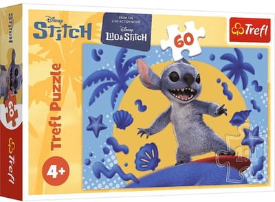 Trefl puzzel Disney Stitch - 60 stukjes - kinderpuzzel.