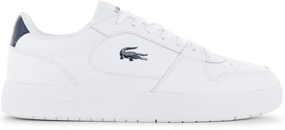 Lacoste Court Ace 224 - Heren Sneakers Schoenen Wit-Blauw 750SMA0070042 , Maat: EU 40.5 UK 7