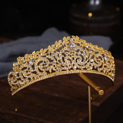 Internationaal Bruidshoofddeksel Station Zilveren Kroon Bruids Grote Kroon Bruidsjurk Accessoires Kroon Haaraccessoires black