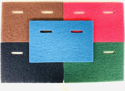 Axiom Pronet - Vloerpad blauw - 55 x 35 cm - pads passend voor Tomcat Edge stick Excentr 55-35 en Edgefix XL - 5 stuks vloerpads